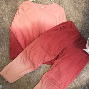 Tie dye sweat set